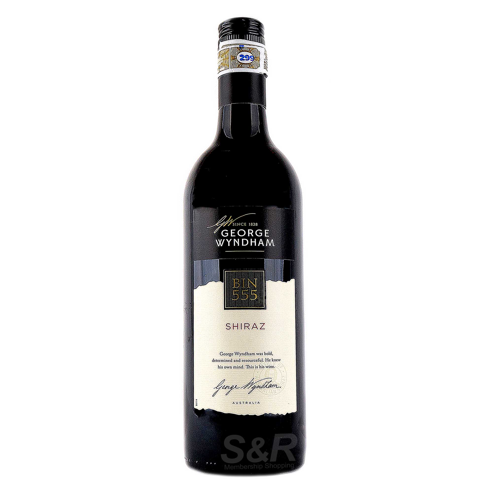 George Wyndham Estate Bin 555 Shiraz 750mL